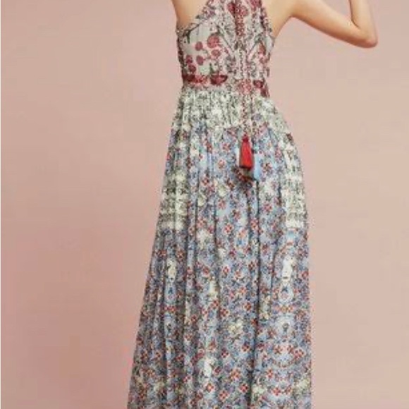 Bhanuni by Jyoti Adelise Beaded Halter Maxi Dress - Picture 2 of 5